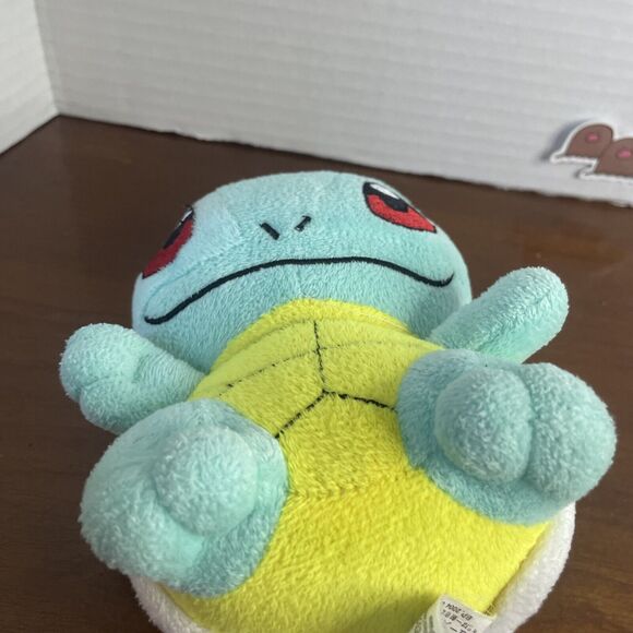 Banpresto 2004 Plush Pokemon Squirtle Turtle Stuffed Animal Toy Small Water Type - Picture 6 of 12